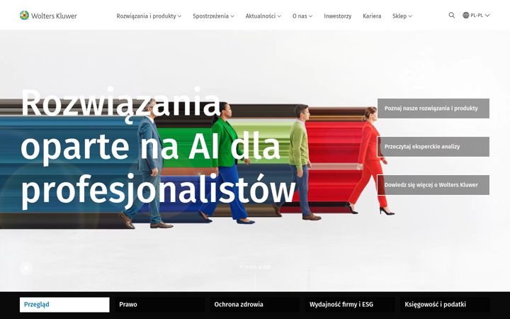 Screenshot of wolterskluwer.pl