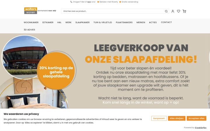 Screenshot of wolterswonen.nl