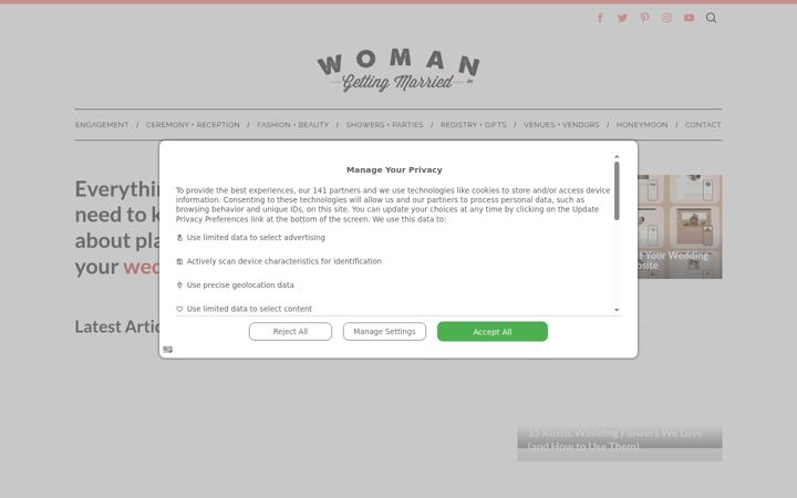 Screenshot of womangettingmarried.com