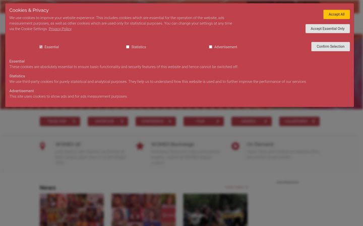 Screenshot of womex.com