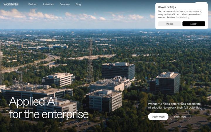 Screenshot of wonderful.ai
