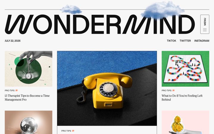 Screenshot di wondermind.com