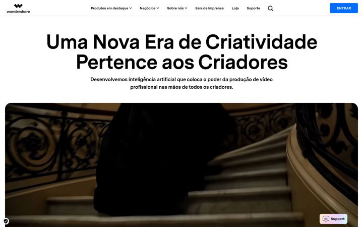 Screenshot of wondershare.com.br