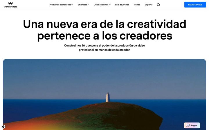 Screenshot of wondershare.es