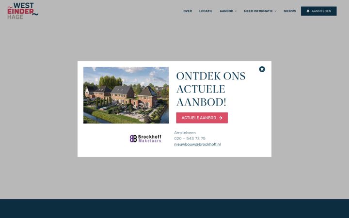 Screenshot van woneninwesteinderhage.nl