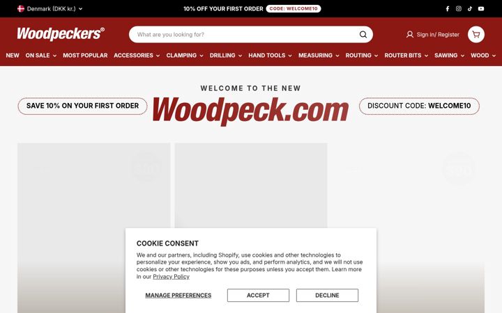 Képernyőkép: woodpeck.com