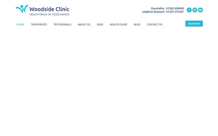 Screenshot του woodsideclinic.co.uk