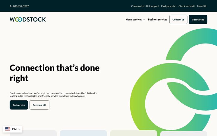 Screenshot di woodstocktel.net
