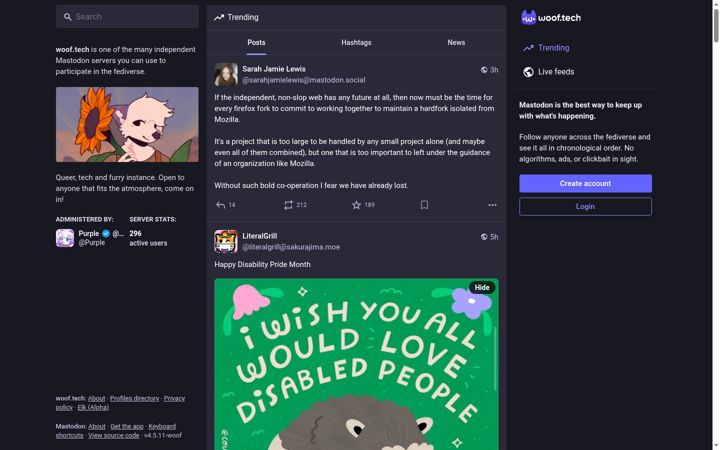 Screenshot of woof.tech