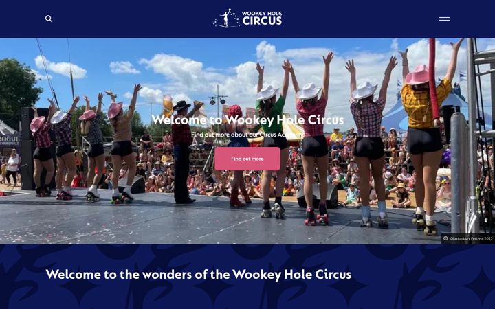 Ekrānuzņēmums no wookeyholecircus.co.uk