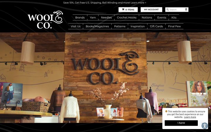 Screenshot of woolandcompany.com