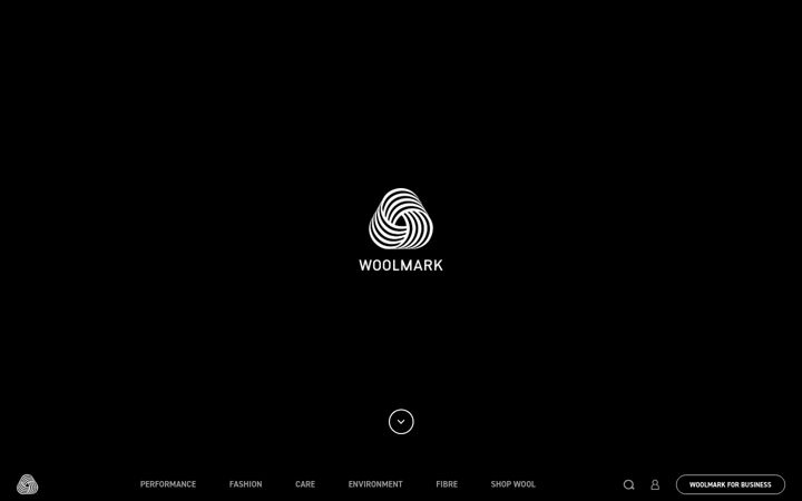 Screenshot of woolmark.com