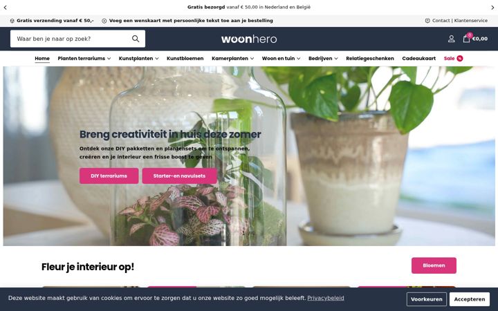 Screenshot of woonhero.nl