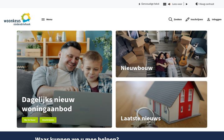 Skjámynd af woonkeus-stedendriehoek.nl