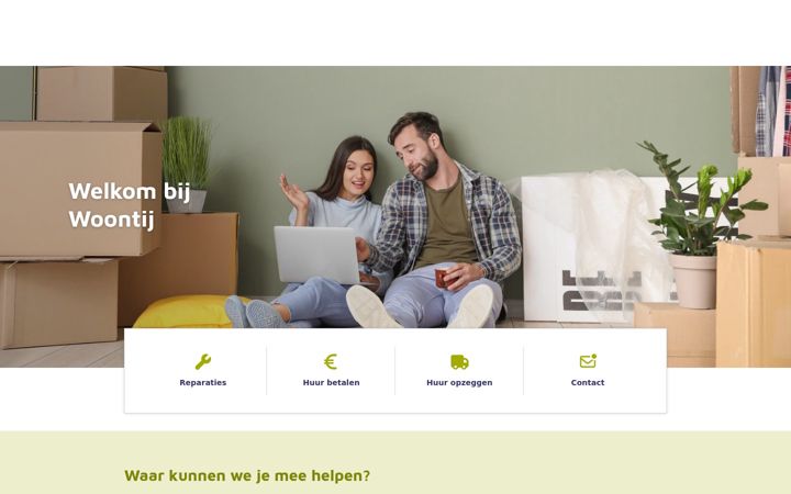 Screenshot of woontij.nl