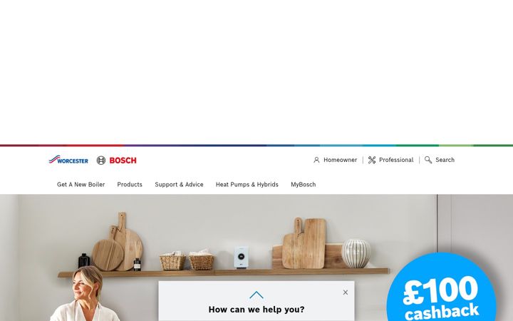 Képernyőkép: worcester-bosch.co.uk