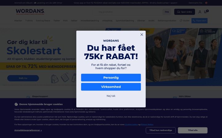 Screenshot of wordans.com