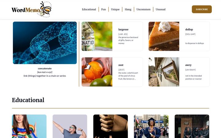 Screenshot of wordmemo.com