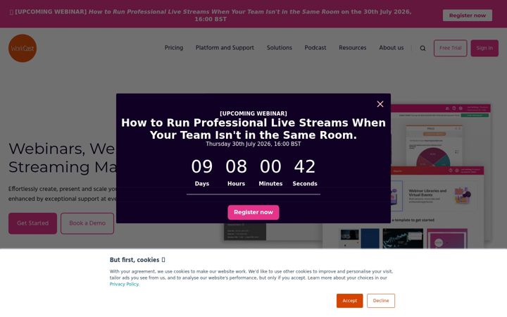 Screenshot of workcast.com