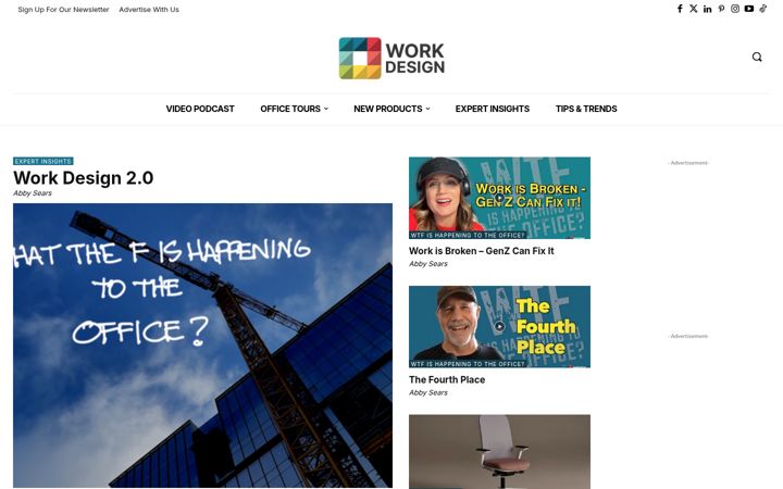 Screenshot of workdesign.com