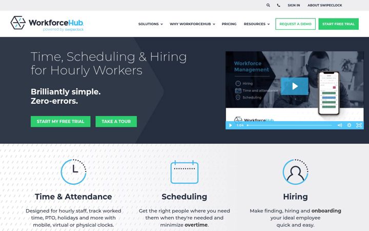 Screenshot of workforcehub.com