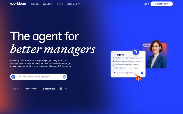 Екранна снимка на workleap.com