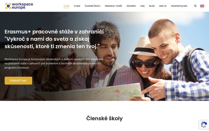 Screenshot of workspaceeurope.sk