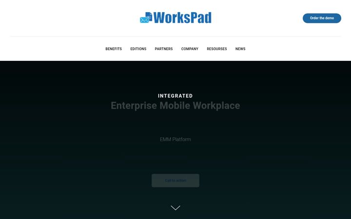 Screenshot of workspad.com