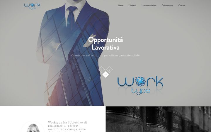 Screenshot of worktype.it