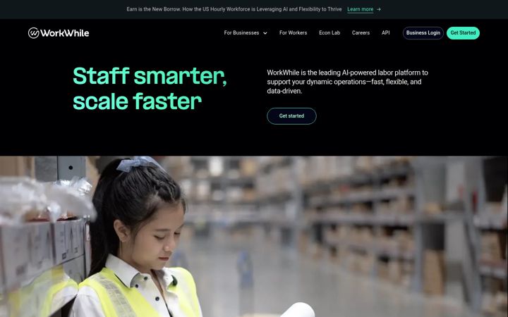 Screenshot von workwhilejobs.com