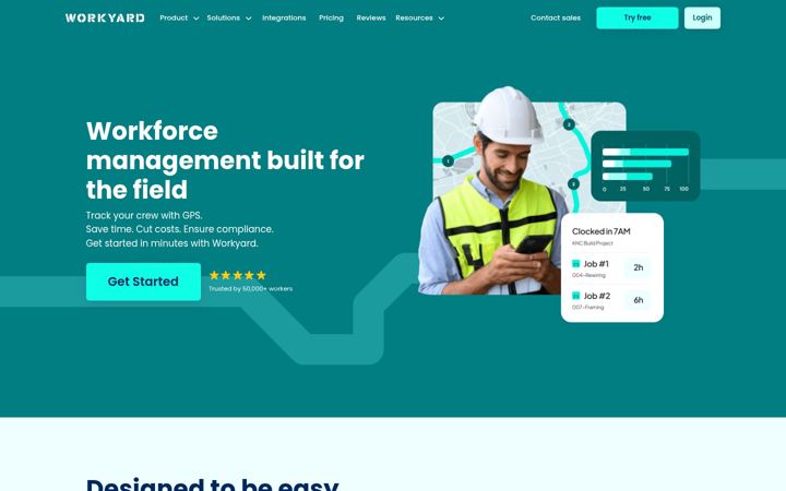 Zrzut ekranu workyard.com
