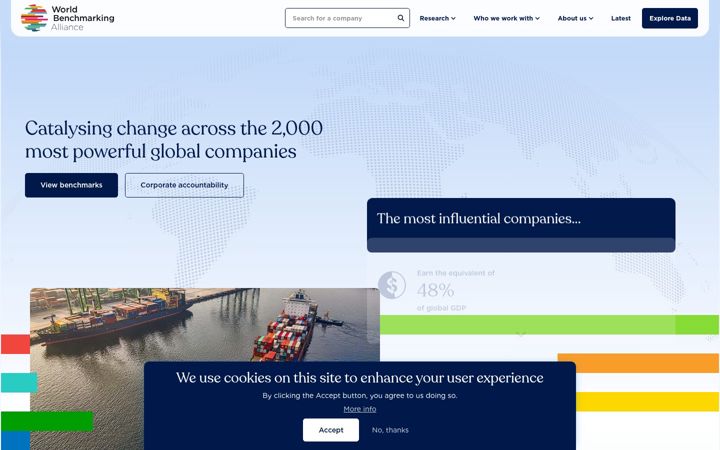 Screenshot of worldbenchmarkingalliance.org