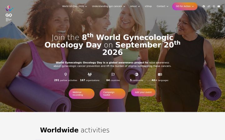 Screenshot of worldgoday.org