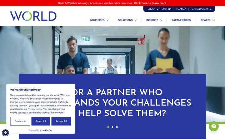 Screenshot of worldinsurance.com