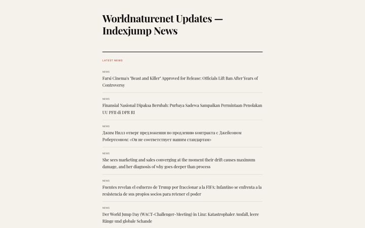 Screenshot of worldnaturenet.xyz