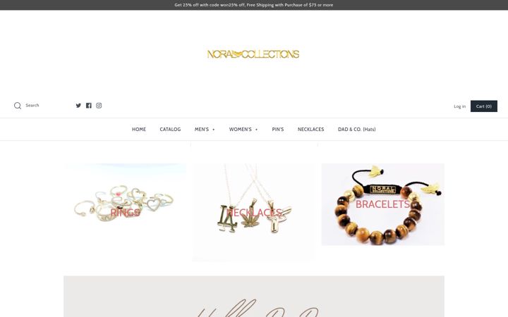 Kuvakaappaus sivustosta worldofnoral.com
