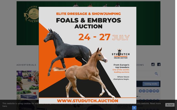 Screenshot di worldofshowjumping.com
