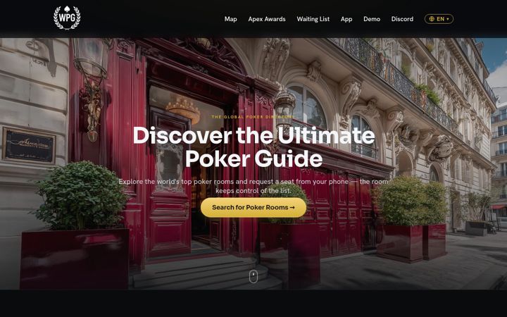 Screenshot of worldpoker.guide