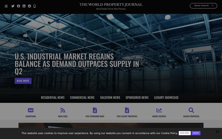 Screenshot of worldpropertyjournal.com