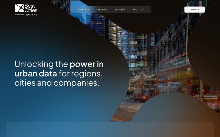 Screenshot of worldsbestcities.com