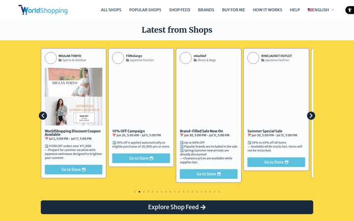 Screenshot of worldshopping.global
