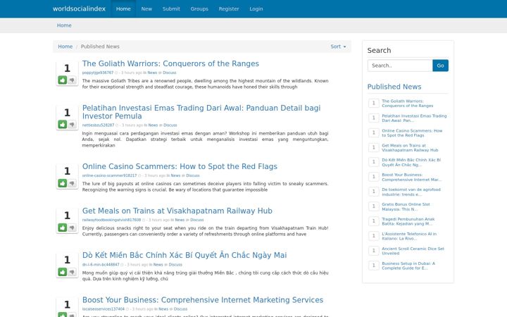 Screenshot of worldsocialindex.com
