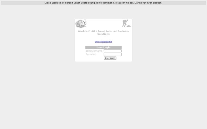 Screenshot of worldsoft-cms.info