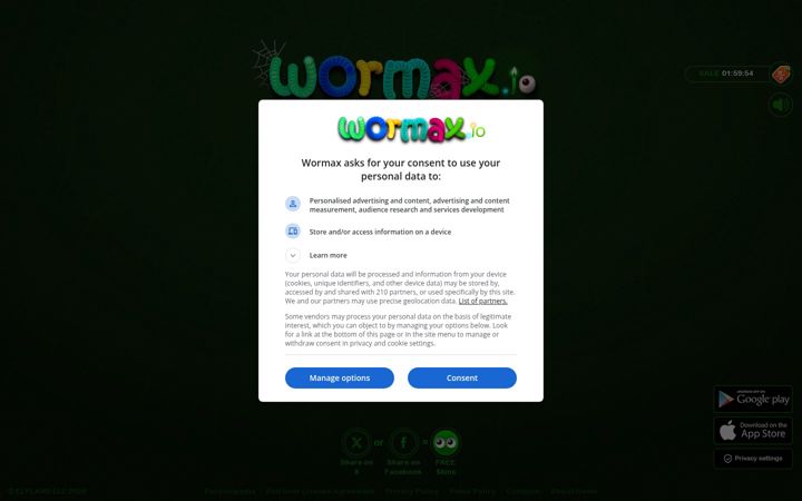 Screenshot of wormax.io