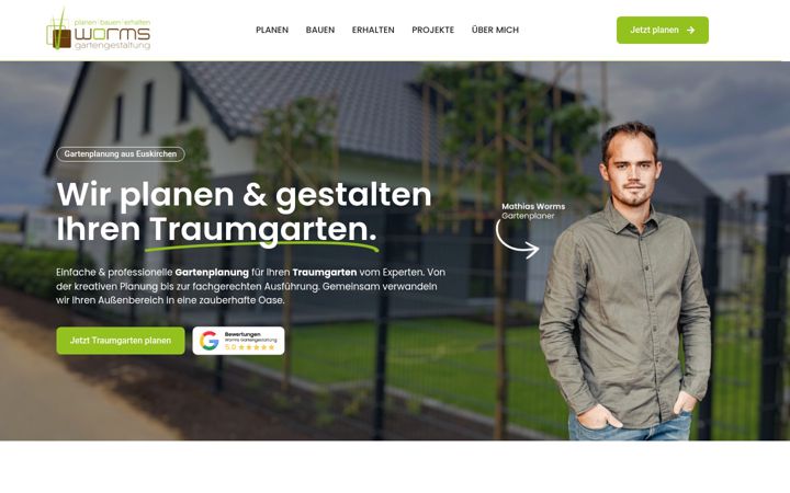 Ekraanipilt saidist worms-gartengestaltung.de