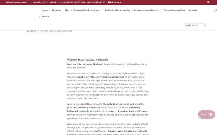 Screenshot of wornex.net
