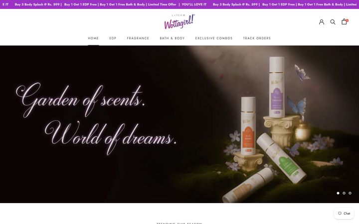 Screenshot of wottagirl.com