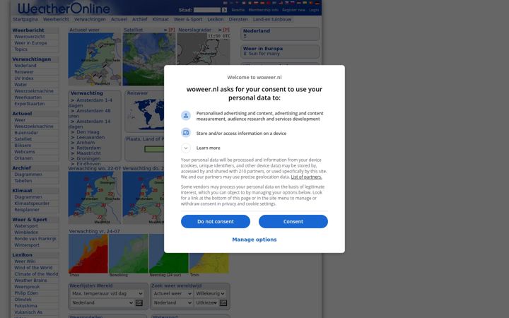 Screenshot of woweer.nl