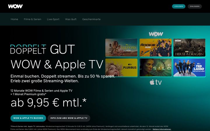 Screenshot von wowtv.de