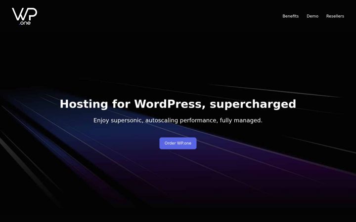 Screenshot of wp.one